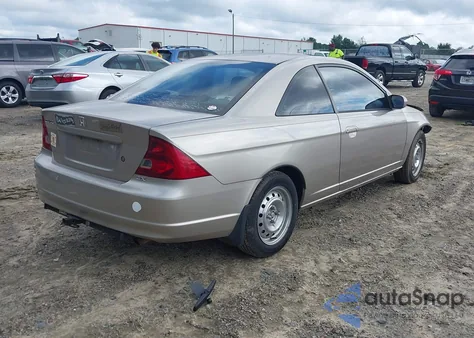 2002 Honda Civic Ex z USA, uszkodzony, nr VIN 1HGEM22912L014056